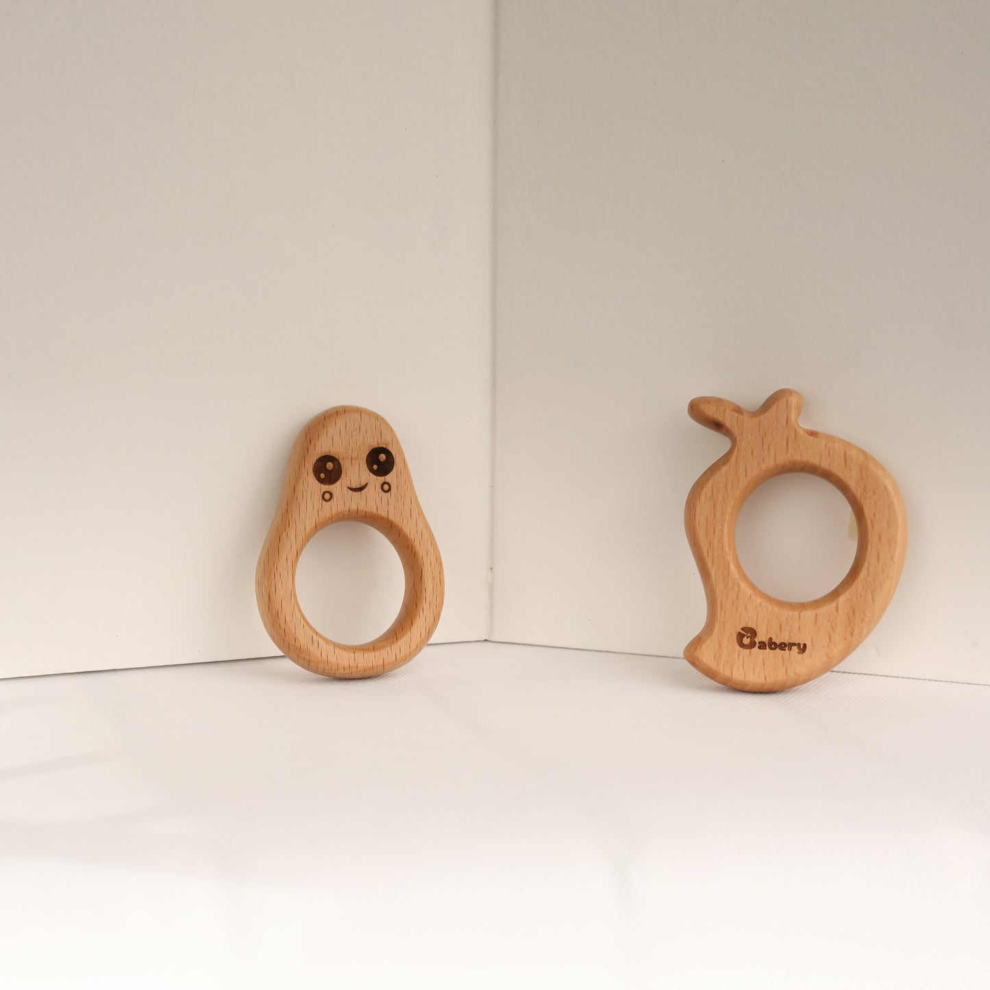 Wooden Teethers - Shapes & Fruits Combo 2