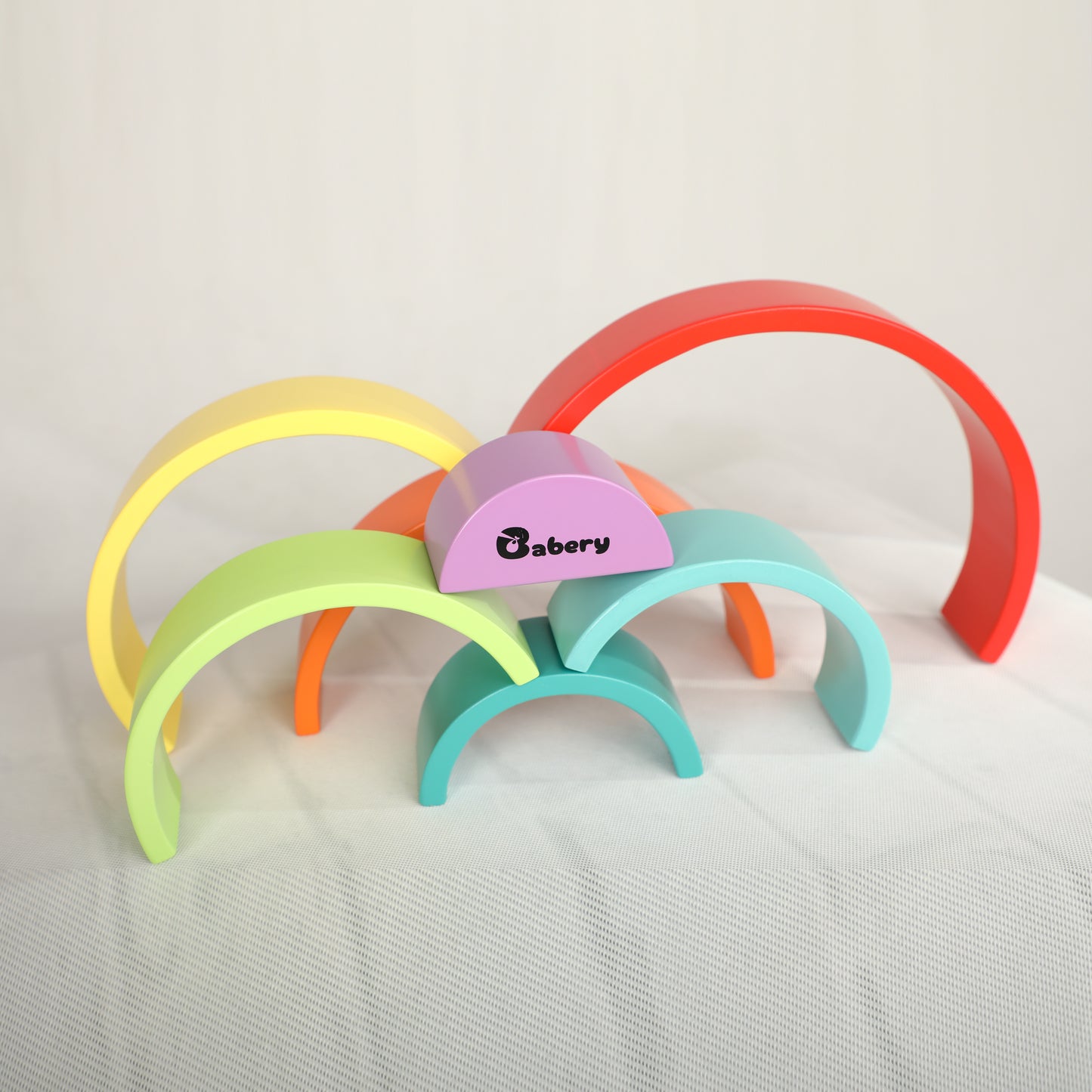 Wooden Rainbow Stacker