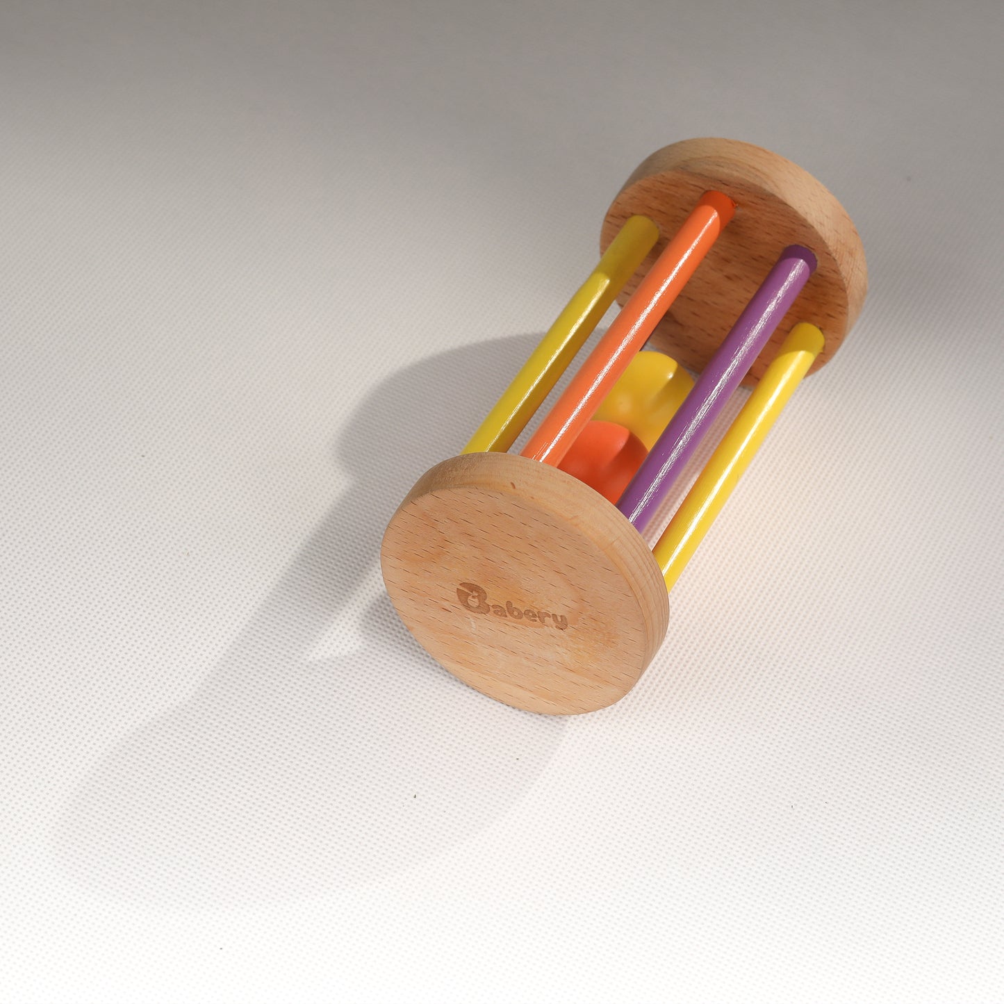 Wooden Cage Rattle Toy