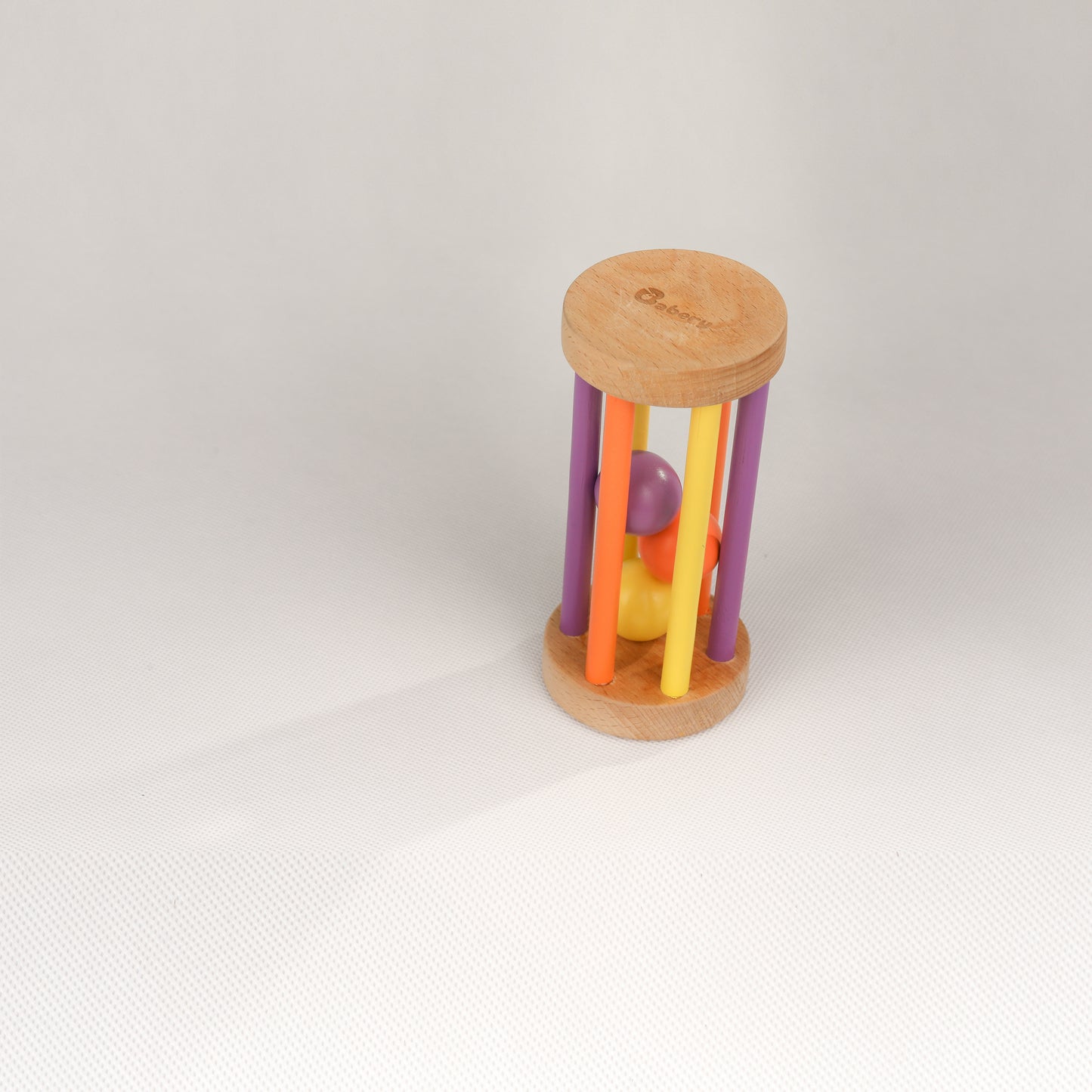 Wooden Cage Rattle Toy