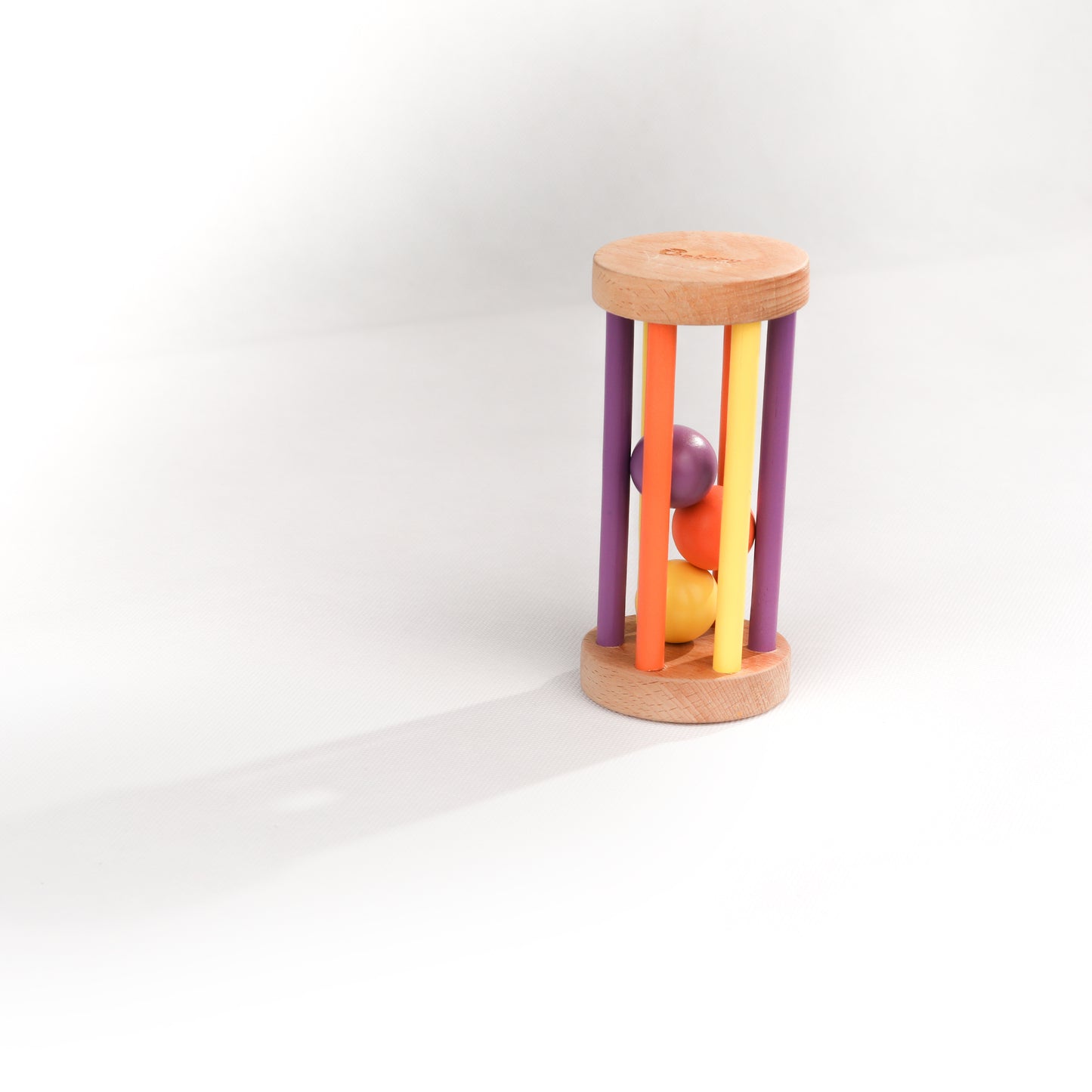 Wooden Cage Rattle Toy