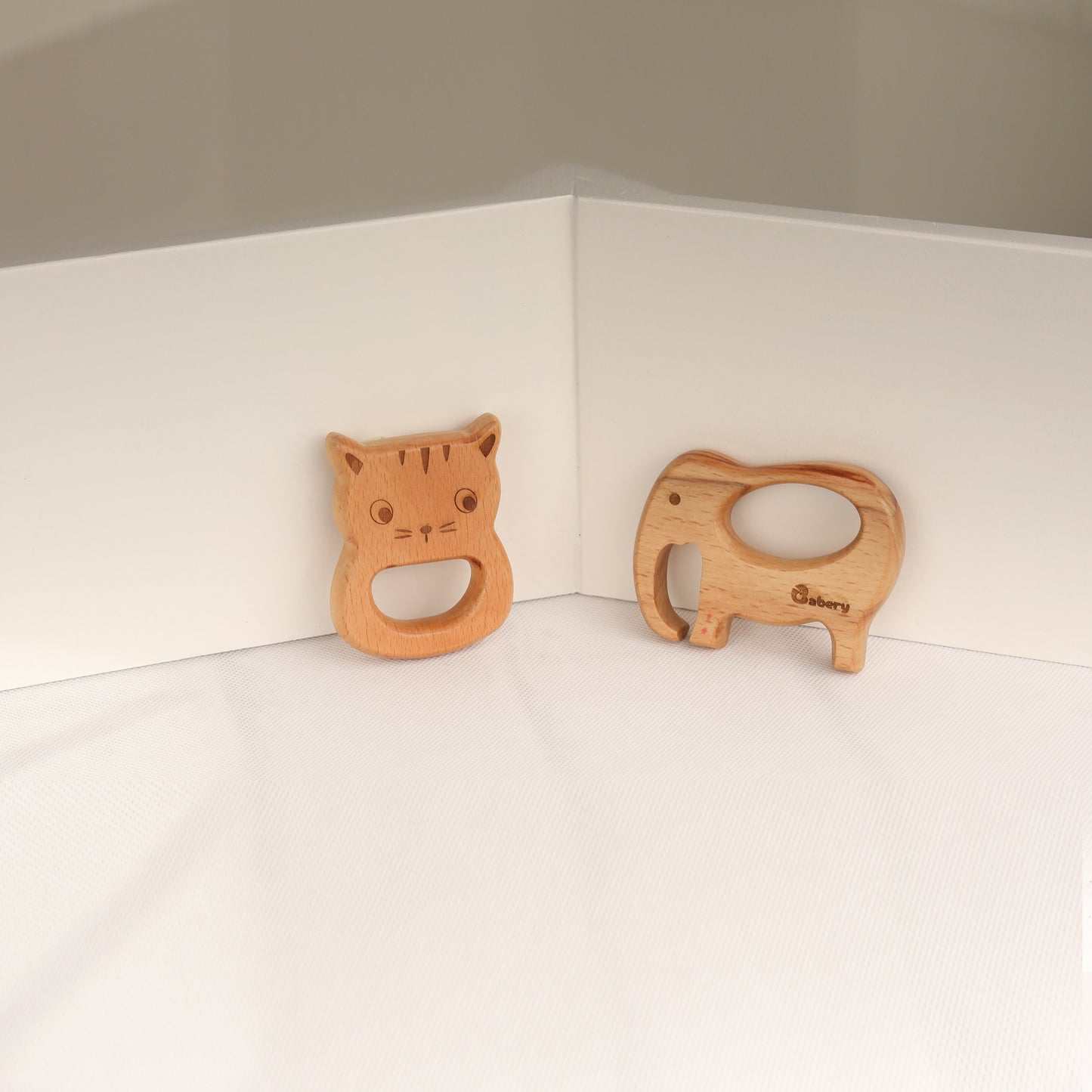 Wooden Teethers - Shapes & Animals Combo 1