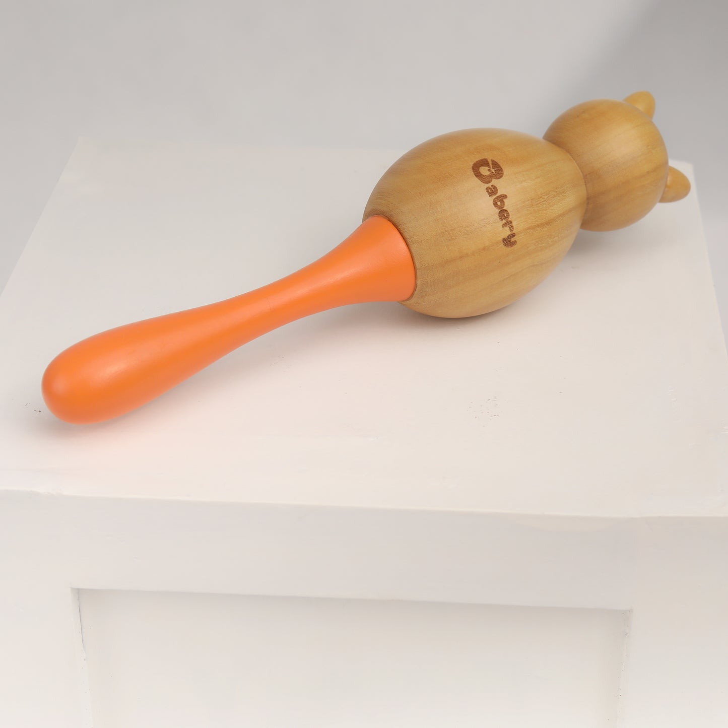 Wooden Cat Baby Rattle