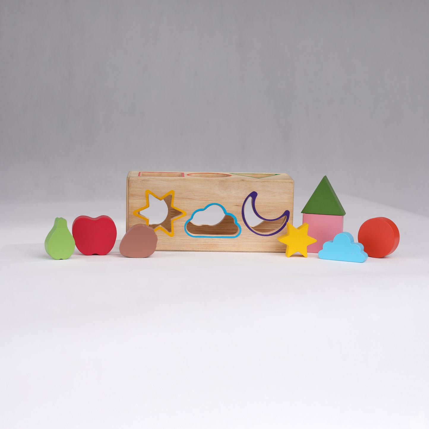 Wooden Shape Sorter Toy