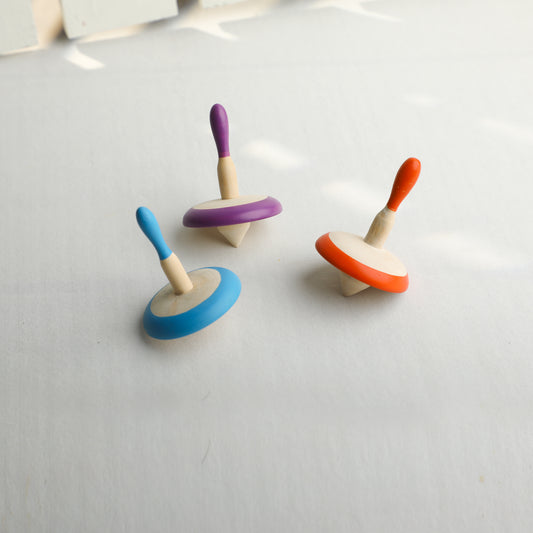 Wooden Spinning Top Toy