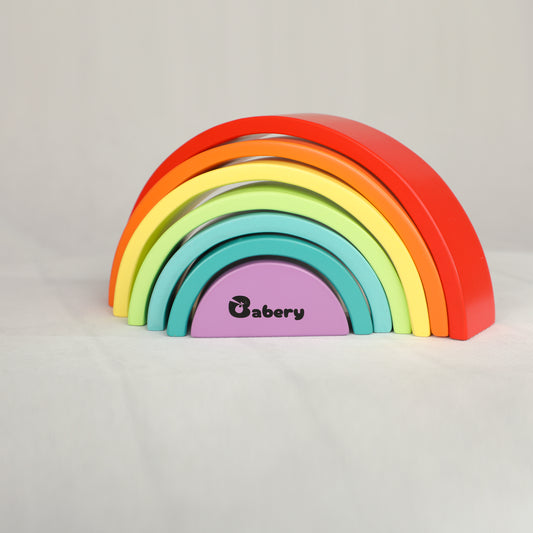 Wooden Rainbow Stacker