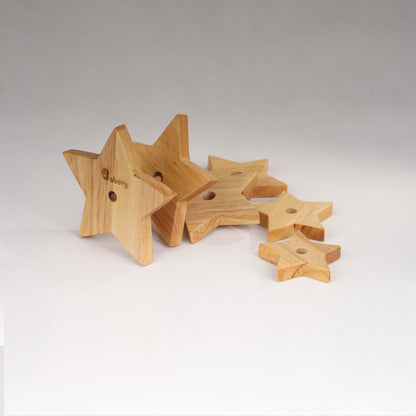 Wooden Star Stacking Toy